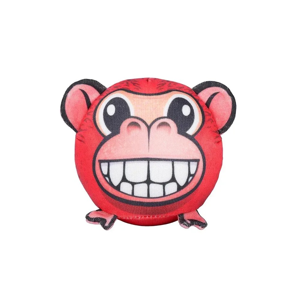 Red Dingo Durables Monkey Ball Toy For Dogs (Red)