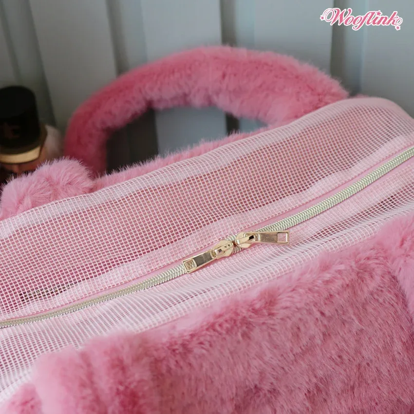 Wooflink Luxe Bag 3 Fur - Black - Image 2