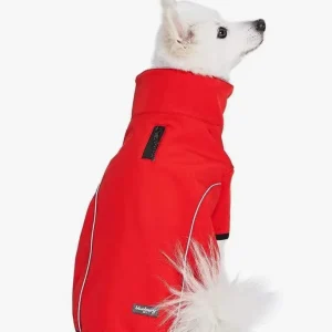 Waterproof Jacket Reflective Softshell Jacket in Red