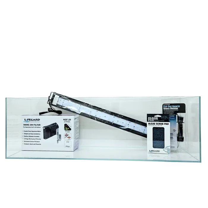 Lifegard Ultra Low Iron Bookshelf Aquarium Kits - Image 2
