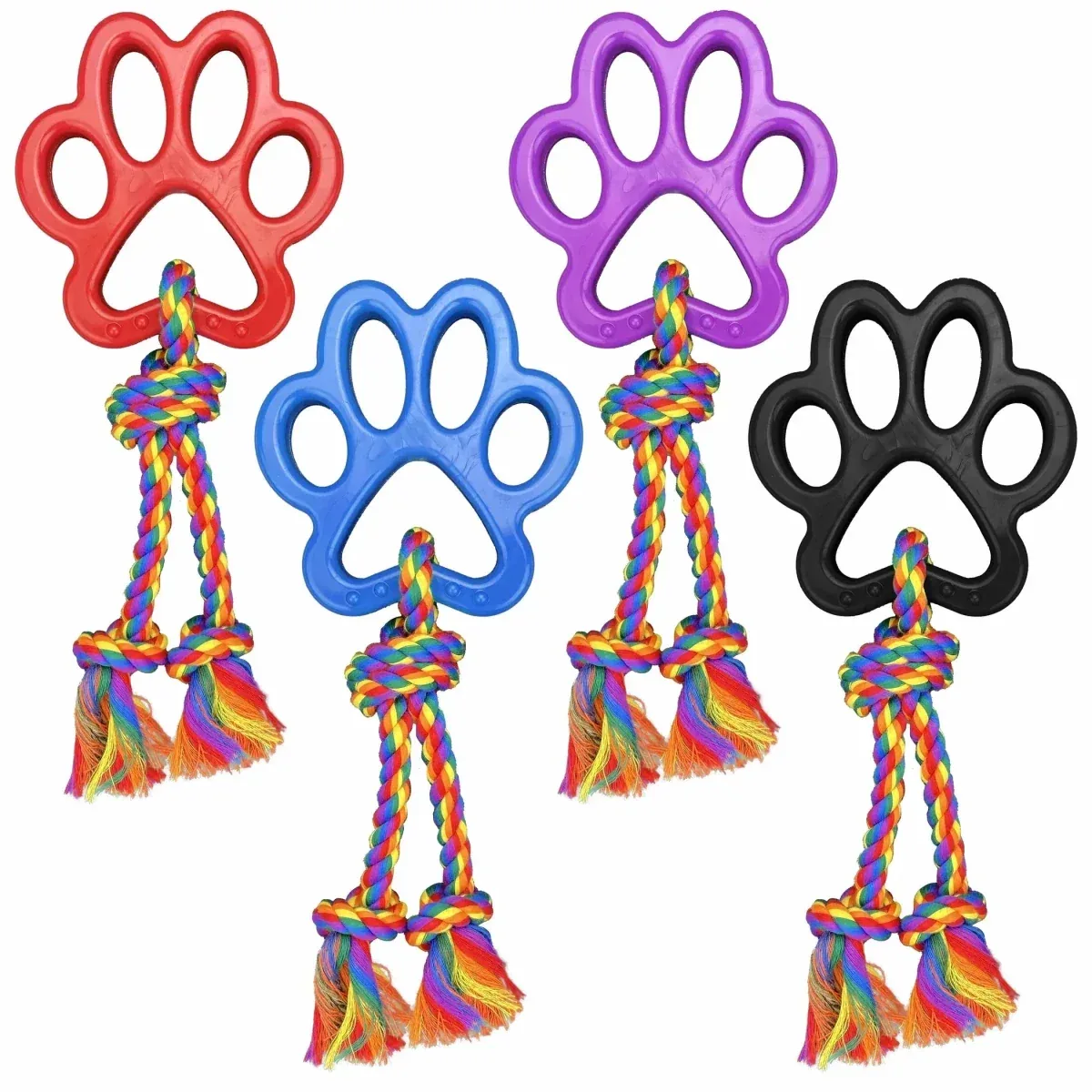 Multipet Tug A Paw with Rope Dog Toy 13 in