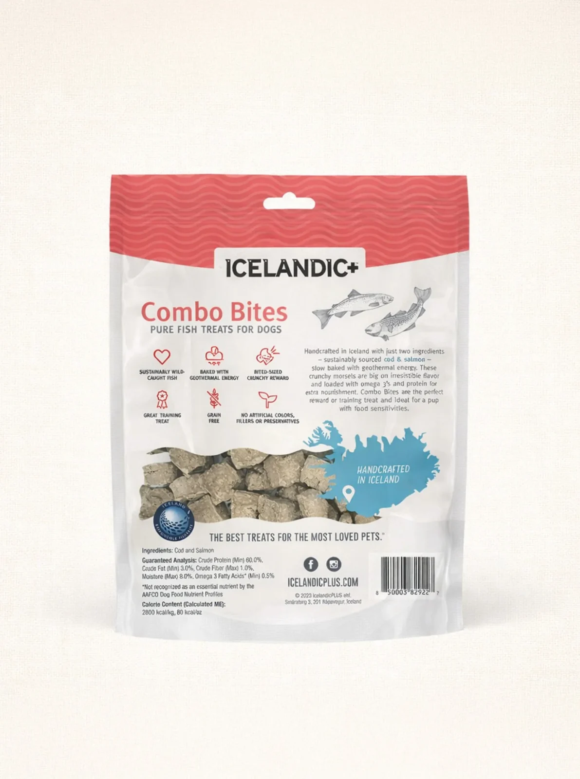 COD & SALMON COMBO BITES DOG TREATS - Image 2