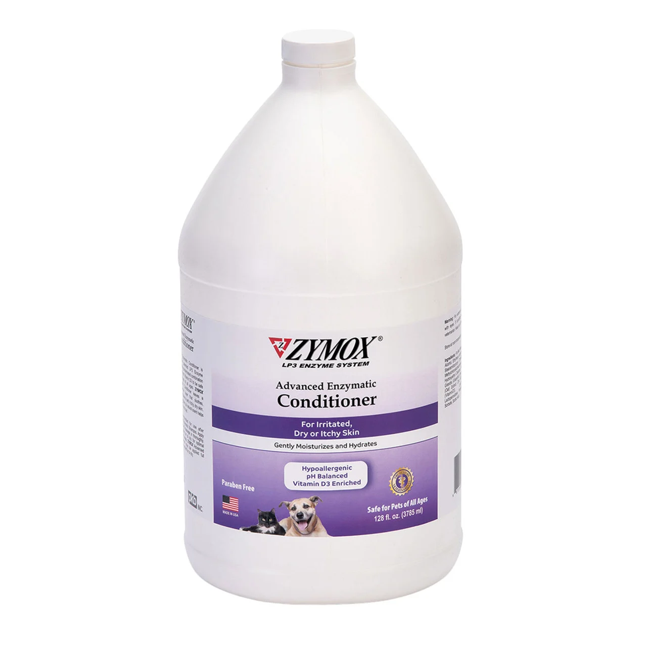 Zymox Conditioning Dog Rinse with Vitamin D3, 1 Gallon