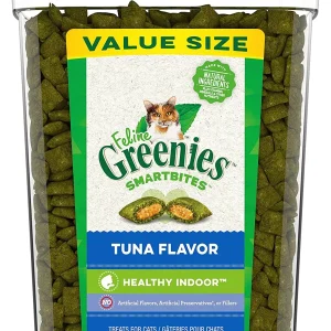 Greenies Feline SmartBites Indoor Healthy Tuna Dental Cat Treats - 16 oz