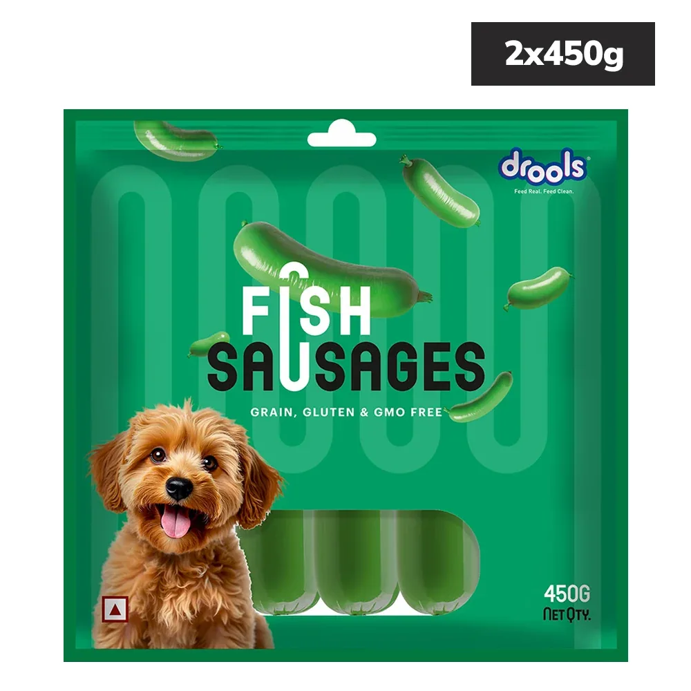 Drools Fish Sausages Dog Treats - Image 2