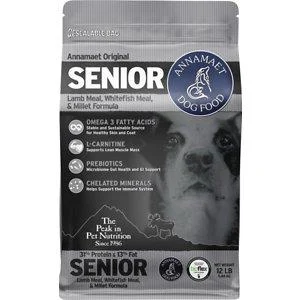 Annamaet Original Senior Dry Dog Food - 12 lb Bag