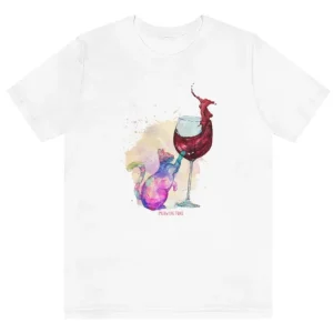 Feline Tipsy Cat Wine T-Shirt