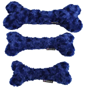 Nuggle Bone Plush Dog Toy - Squeaky & Soft 17 in Large