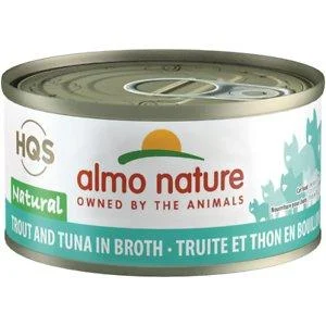 Almo Nature Trout & Tuna Canned Cat Food - 2.47 oz Cans - Case of 24