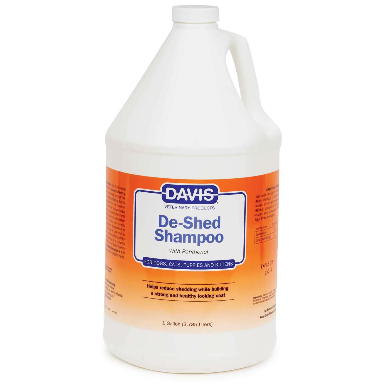 Davis De-Shed Shampoo with Panthenol Gallon
