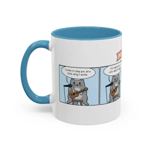 Song of My People Cat Comic Mug