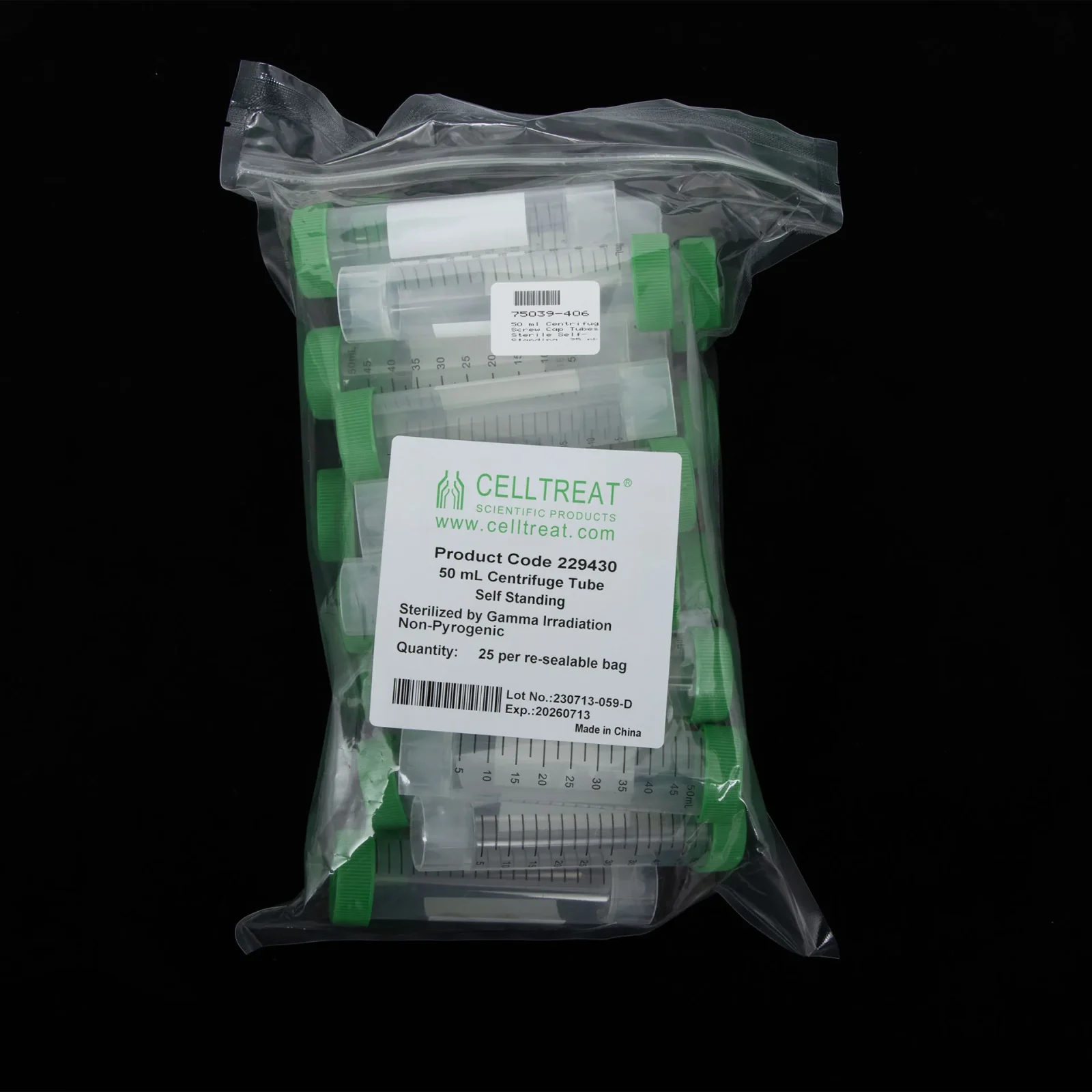 50 ml Centrifuge Screw Cap Tubes -Free Standing - Image 2