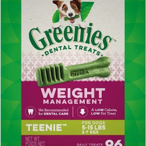 Greenies Weight Management Teenie Tub Dental Dog Treats - 27 oz - 96 Count