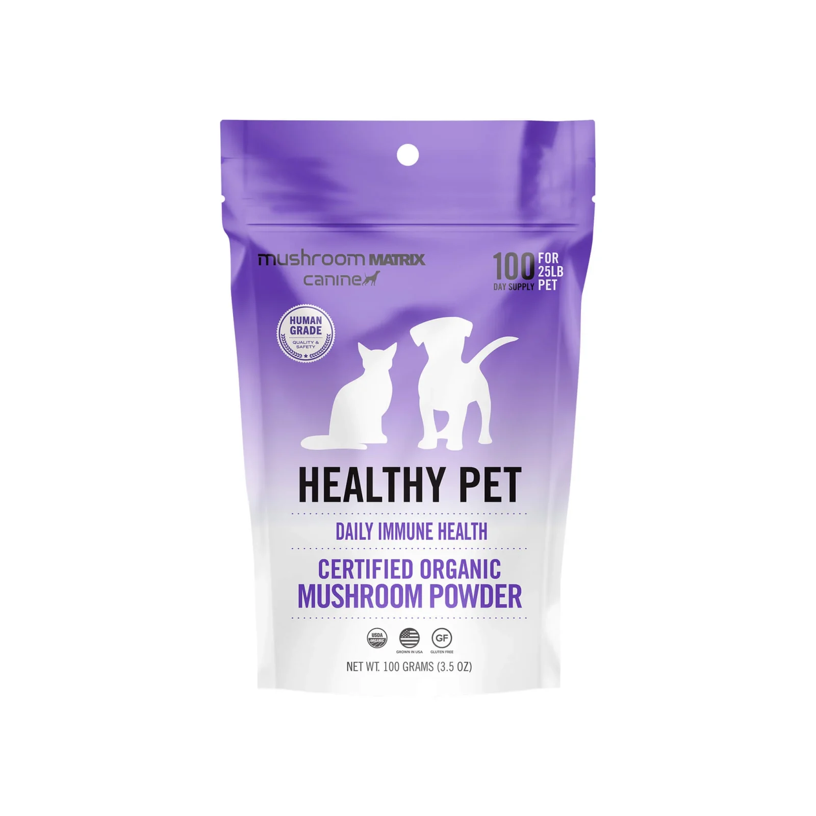 Canine Matrix Healthy Pet Organic Mushroom Immune Supplement for Dogs - Image 2
