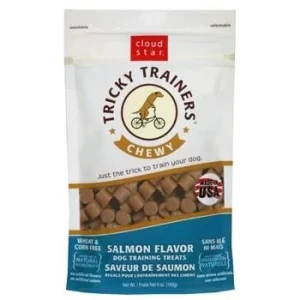 Cloud Star Salmon Chewy Tricky Trainers Soft and Chewy Dog Treats - 5 oz
