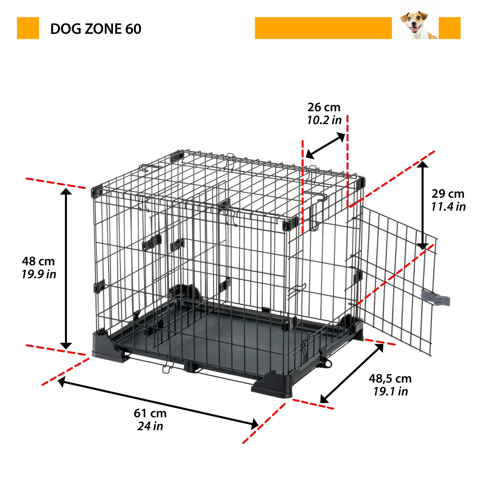 DOG ZONE dog crate - Image 2