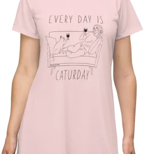 Everyday is Caturday T-Shirt Dress