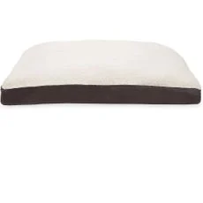 Furhaven Faux Sheepskin & Suede Deluxe Cooling Gel Top Pet Bed - Espresso (Jumbo Plus) - Image 2