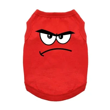 Angry Face Dog Tank