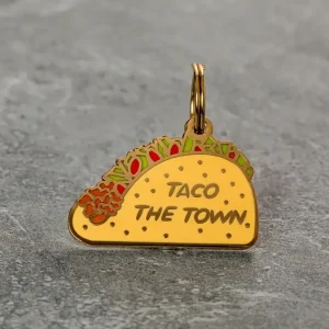 Taco the Town Pet ID Tag