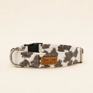 COW PRINT DOG COLLAR