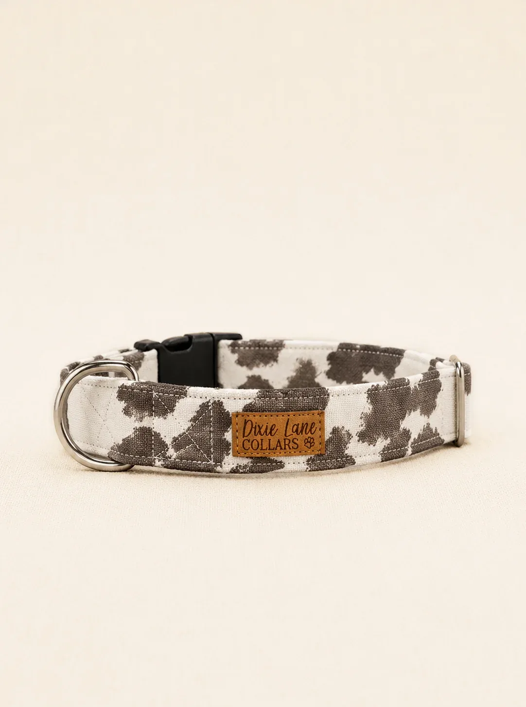 COW PRINT DOG COLLAR
