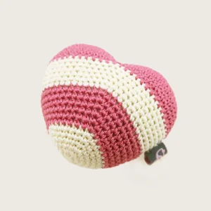 HEART CROCHET DOG TOY