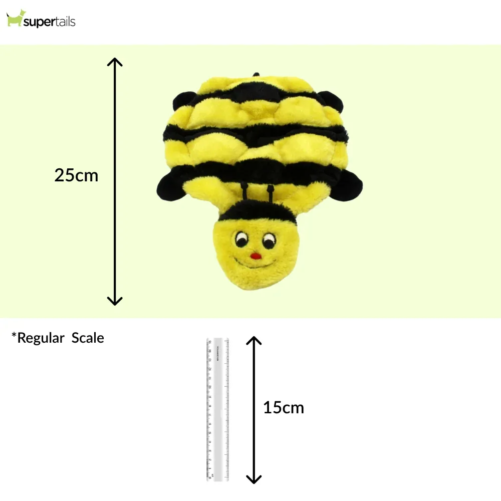 Zippy Paws Squeakie Crawler Bertie the Bee Plush Toy for Dogs - Image 2