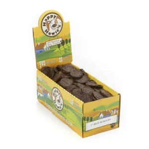 Happy Howie's 2" Mini Beef Burgers Natural Dog Chews - 126 ct Case - Case of 1