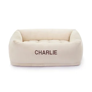 Oatmeal Bolster Dog Bed