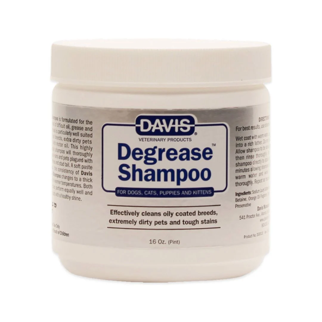 Davis Degrease Shampoo, 16 oz