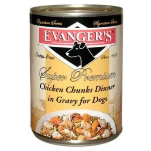 Evanger's Chicken Stew Signature Canned Dog Food - 12 oz Cans - Case of 12