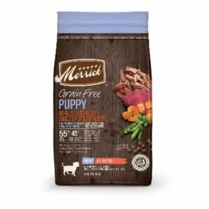 Merrick Grain-Free Puppy Dry Dog Food - Beef and Sweet Potato - 10 lb Bag