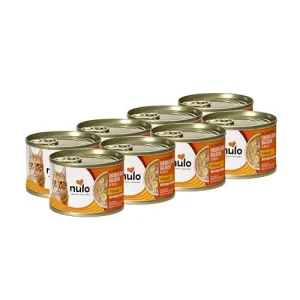 Nulo Grain-Free Minced Chicken and Quail Egg in Broth Kitten and Adult Canned Cat Food