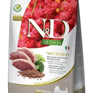 Farmina Quinoa Duck Neutered Mini Dry Dog Food - 15.4 lb Bag