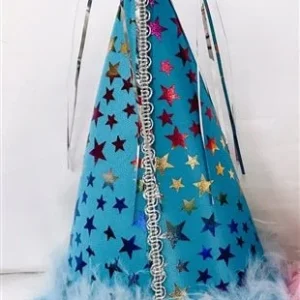 Blue Star Party Hat