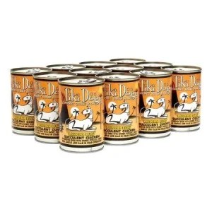 Tiki Dog Lahania Lua Canned Dog Food - Chicken in Crab Consomme - Case of 12