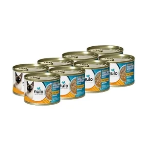 Nulo Grain-Free Real Shreds Chicken Tuna Salmon in Broth with Flakes Canned Cat Food