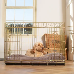 Dog Cushion in Silt Velvet by Lords & Labradors