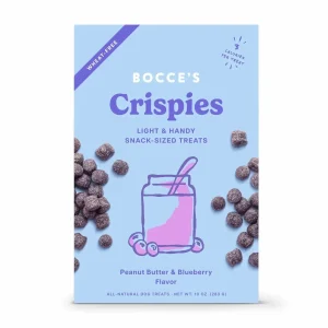 Bocce's Bakery PB + Blueberry Crispies Dog Treats 10 oz