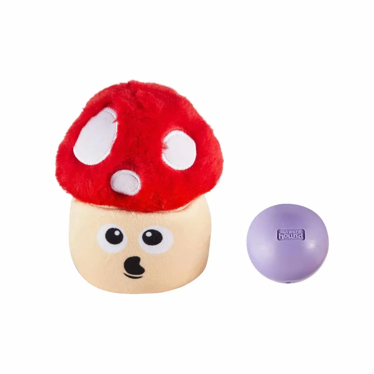 Nina Ottosson Snack Palz Mushroom Interactive Plush Dog Puzzle Dog Toy