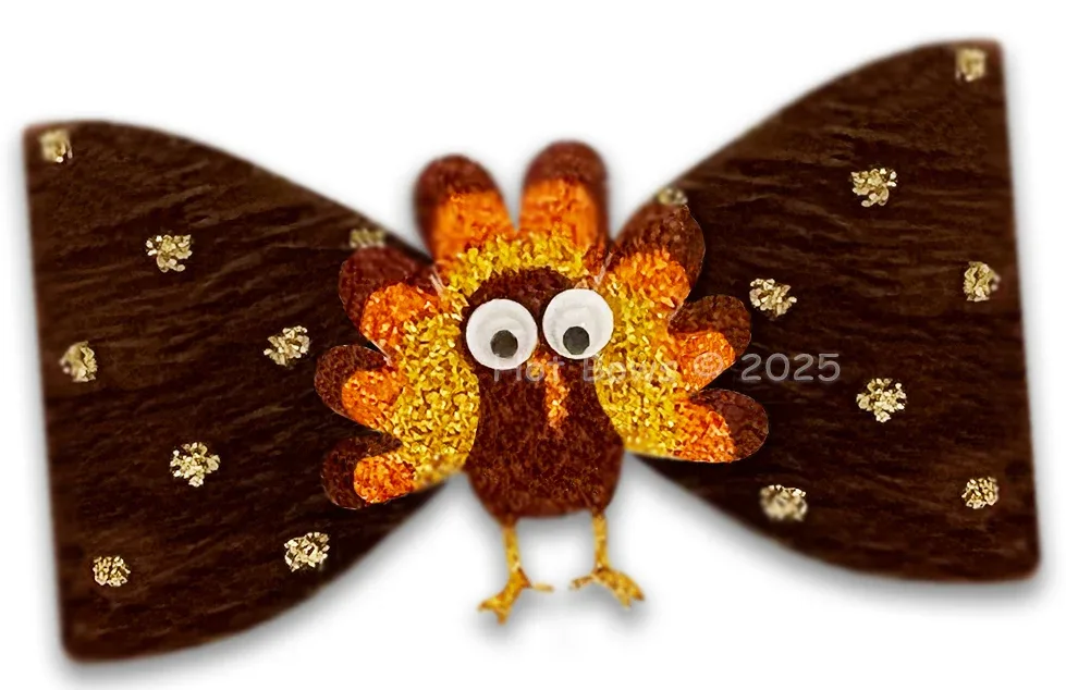 Fowl Play Hair Bow