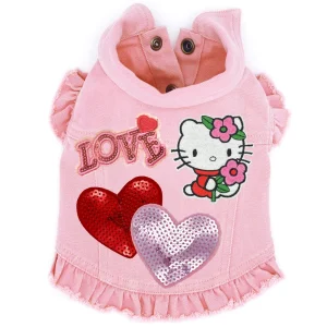 Hello Kitty Denim Jacket in Pink