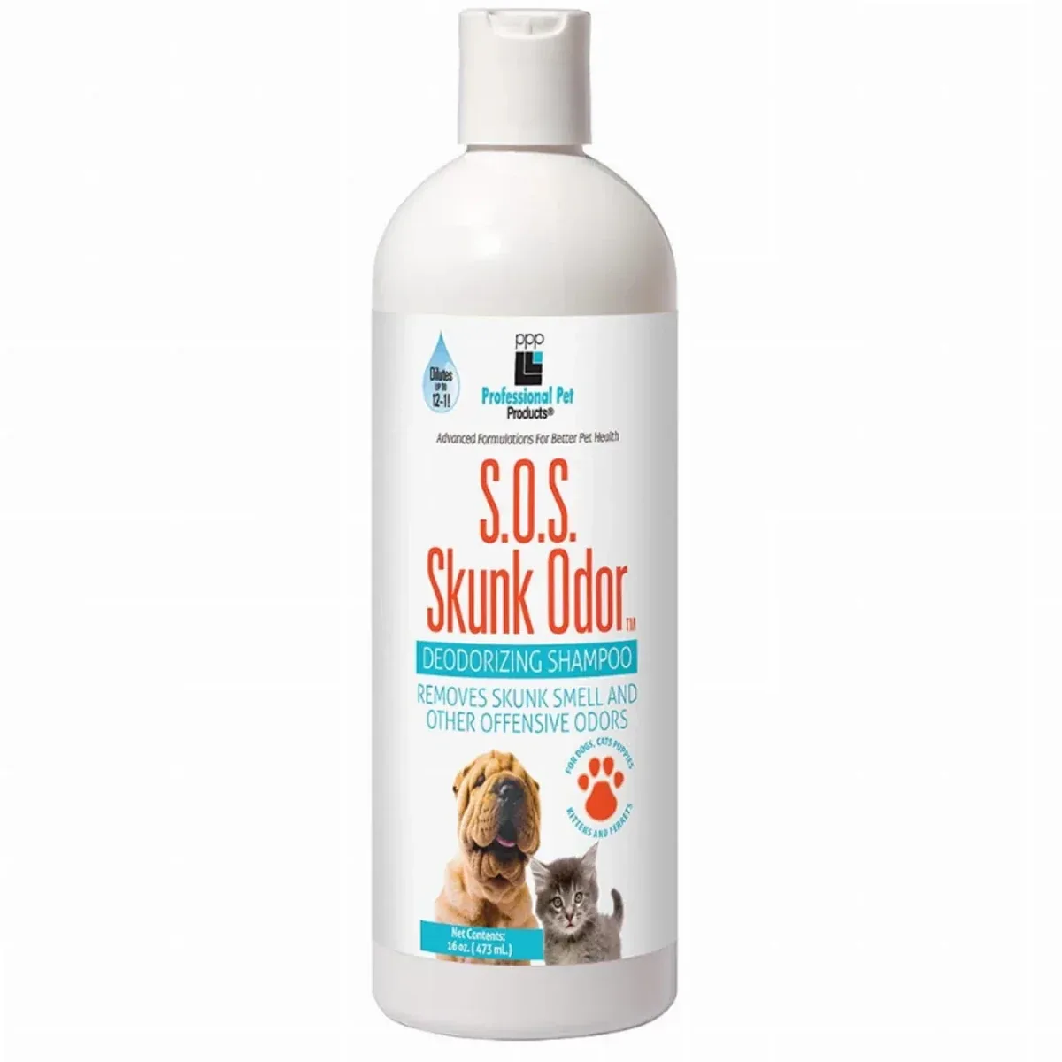 PY Skunk Odor Pet Shampoo, 16 oz - Image 2
