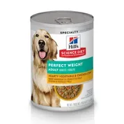 Hill's Science Diet Adult Perfect Weight Hearty Vegetable & Chicken Stew Wet Dog Food
