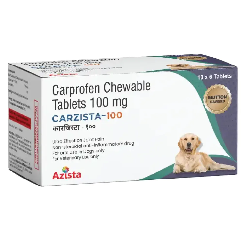 Azista Carzista 100mg Tablets (Carprofen) for Dogs