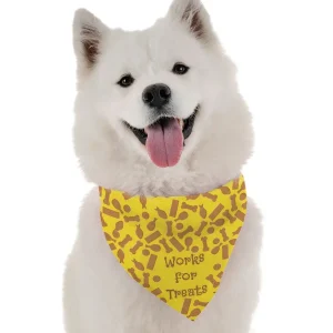 Works for Dog Treats Dog Bandana by Bandoggies