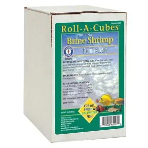 San Francisco Bay Brand Frozen Spirulina Brine Shrimp Roll-A-Cubes