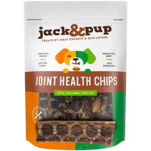 Jack & Pup Joint Health Chips Dog Natural Chews - 2.9 oz Bag