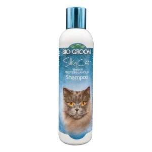 Bio-Groom Silky Cat Tearless Protein-Lanolin Cat Shampoo
